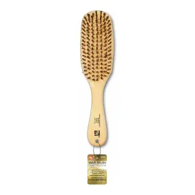 NATURAL BOAR BRISTLE WAVE WOODEN BRUSH