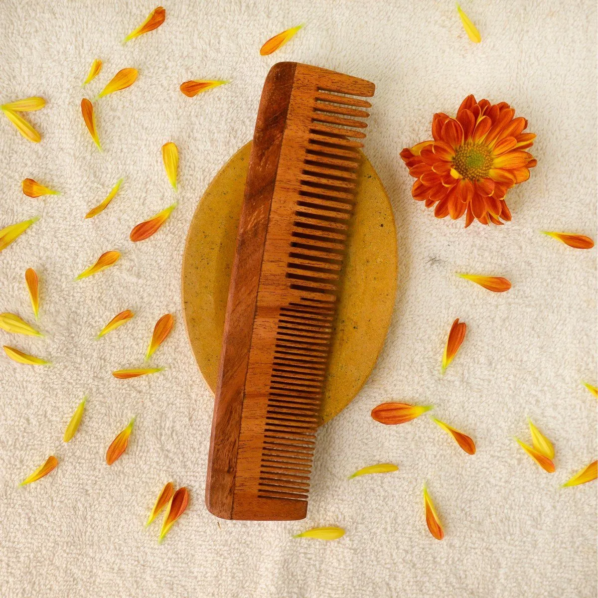 Neem Wood Combs (Set of 2)