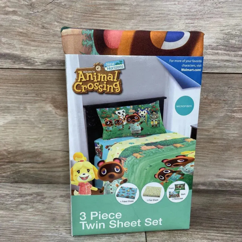 NEW Animal Crossing Twin Kids Sheet Set