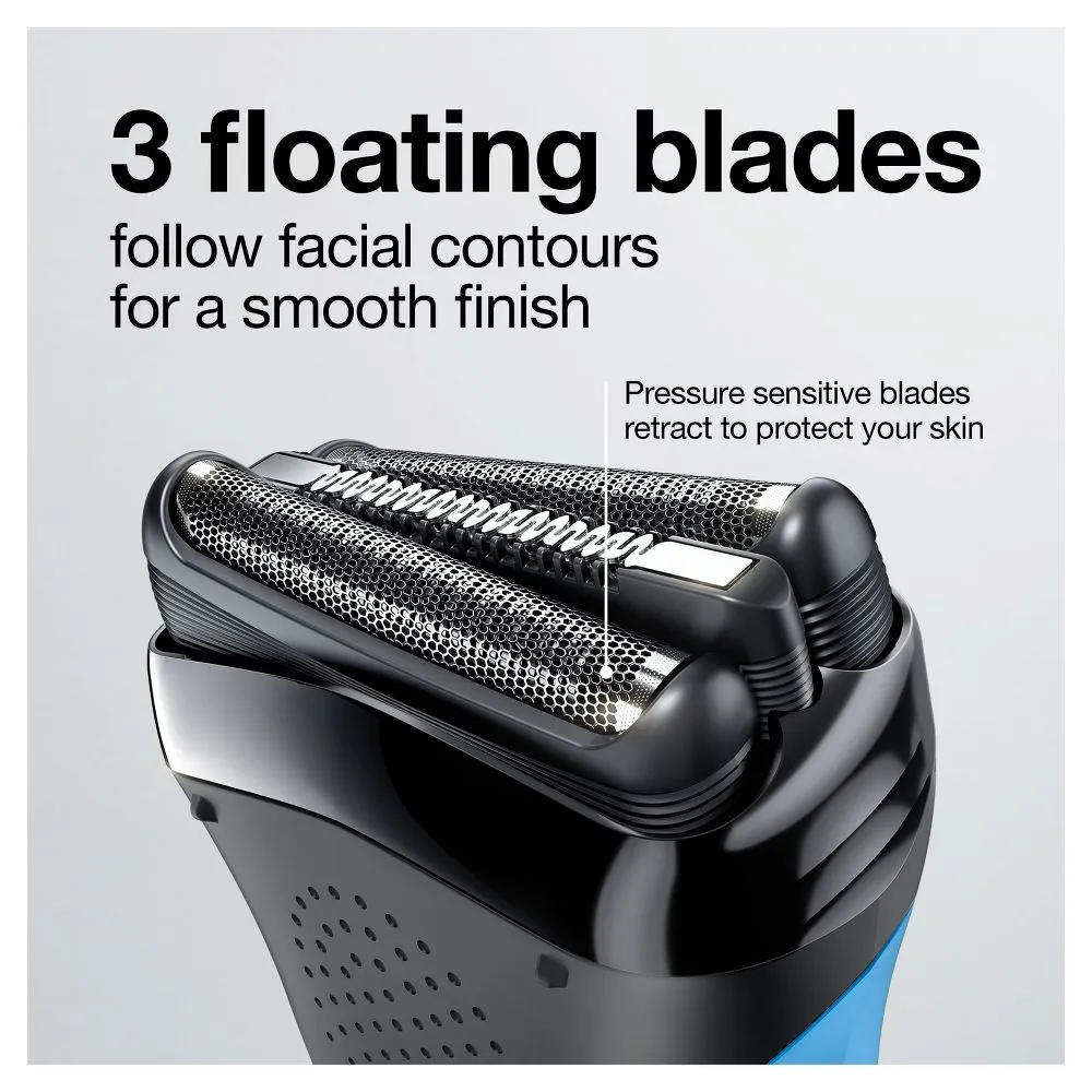 New - Braun Series 3 Men's Rechargeable Wet & Dry Electric Shaver - 310S