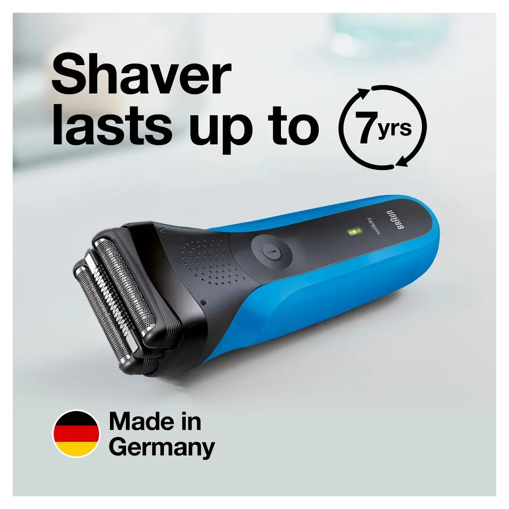 New - Braun Series 3 Men's Rechargeable Wet & Dry Electric Shaver - 310S