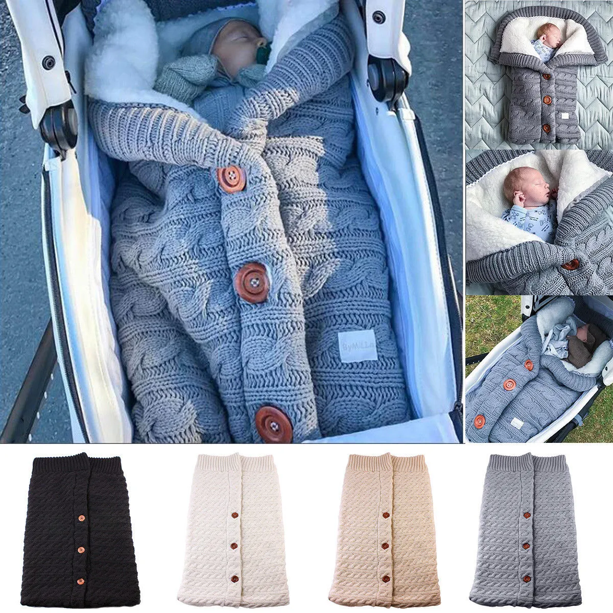 Newborn Winter Warm Sleeping Bag