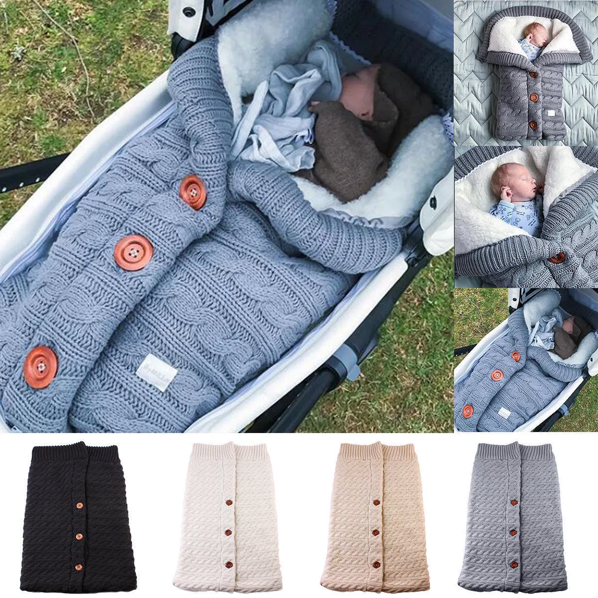 Newborn Winter Warm Sleeping Bag