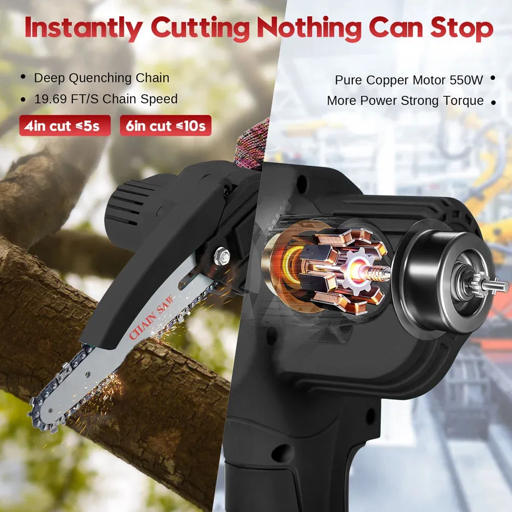 NextGen 6-Inch Cordless Mini Chainsaw