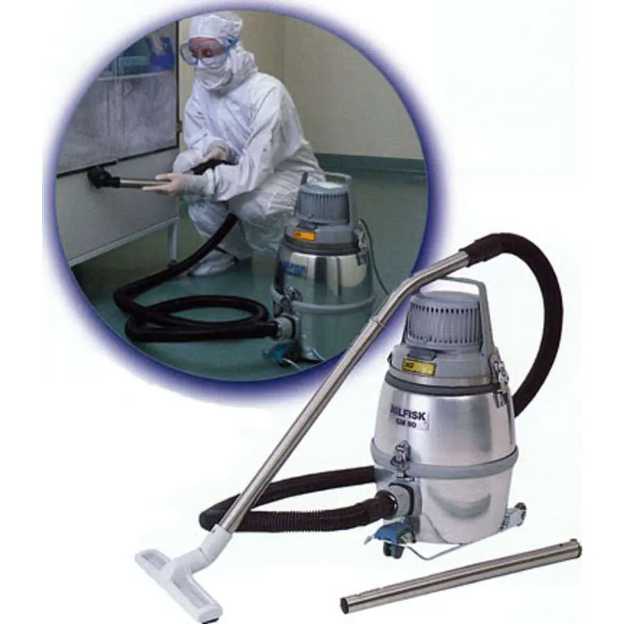 Nilfisk GM80 Economy Clean Room HEPA Filtered Vacuum Cleaner