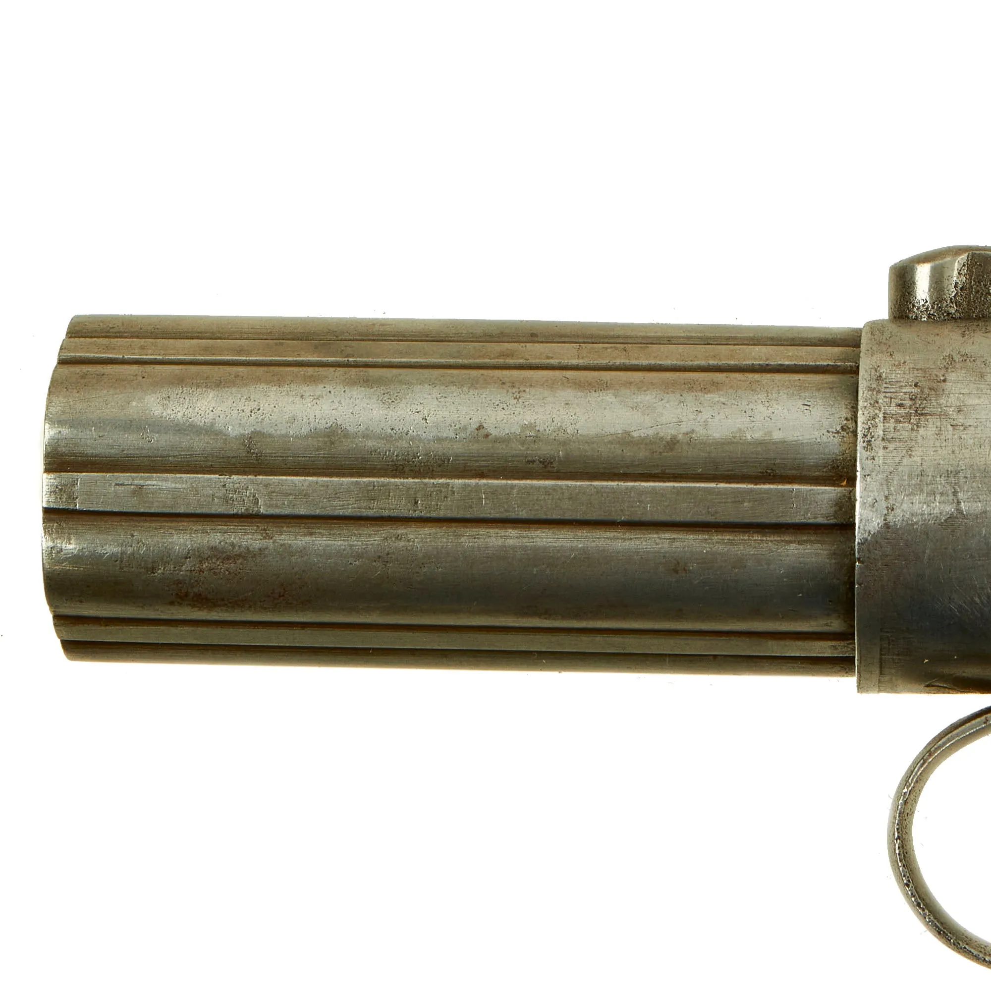 Original U.S. Cased Allen & Thurber of Norwich 1837 Patent .31cal Percussion Pepperbox Revolver with Accessories - Matching Serial 181