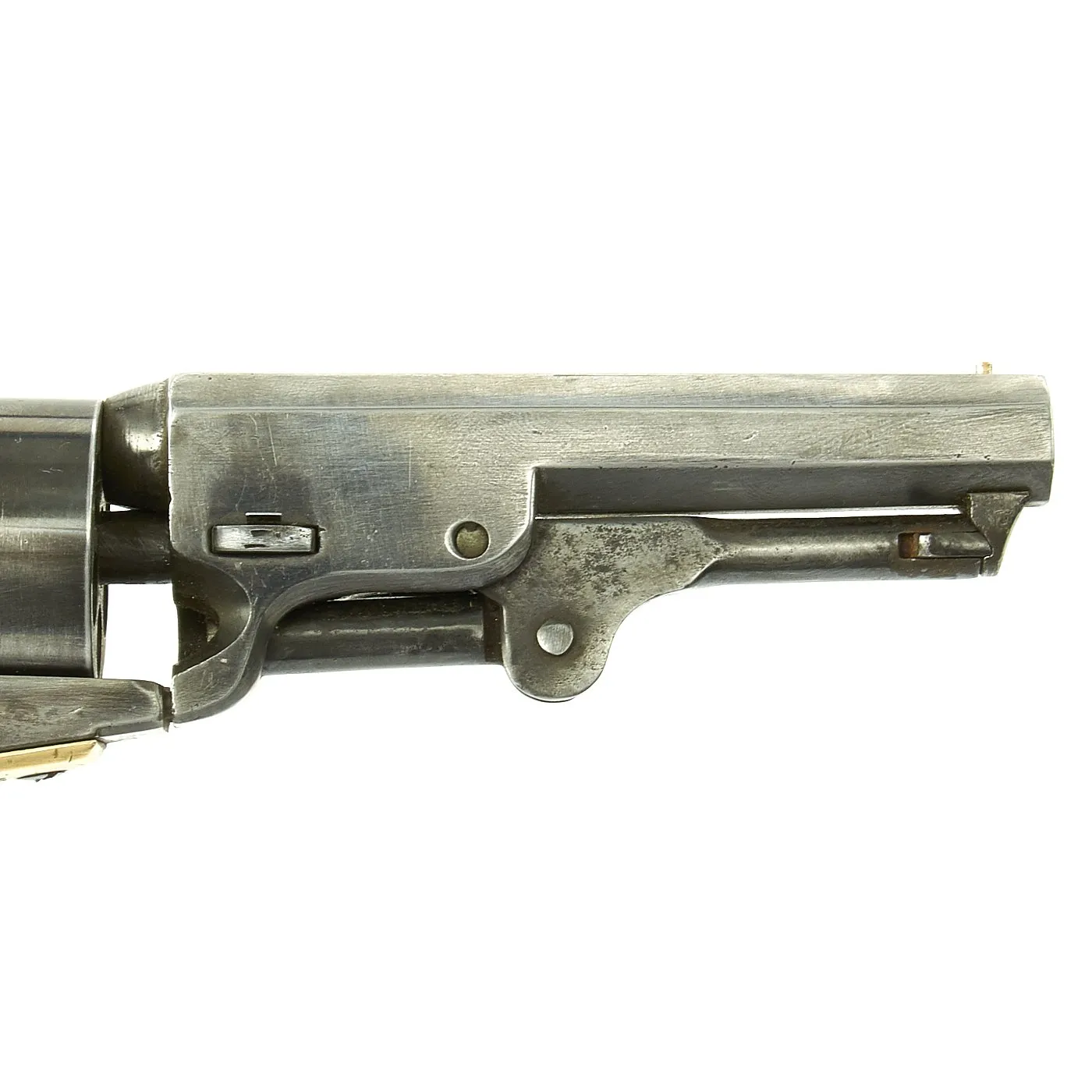 Original U.S. Civil War Era Colt M1849 Pocket Percussion Revolver with Wood Case made in 1865 - Serial 275627