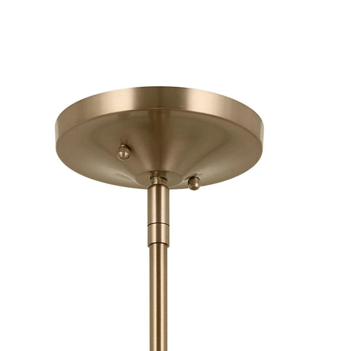 Petal 43 in. 5 Lights Chandelier Champagne Bronze and White Finish