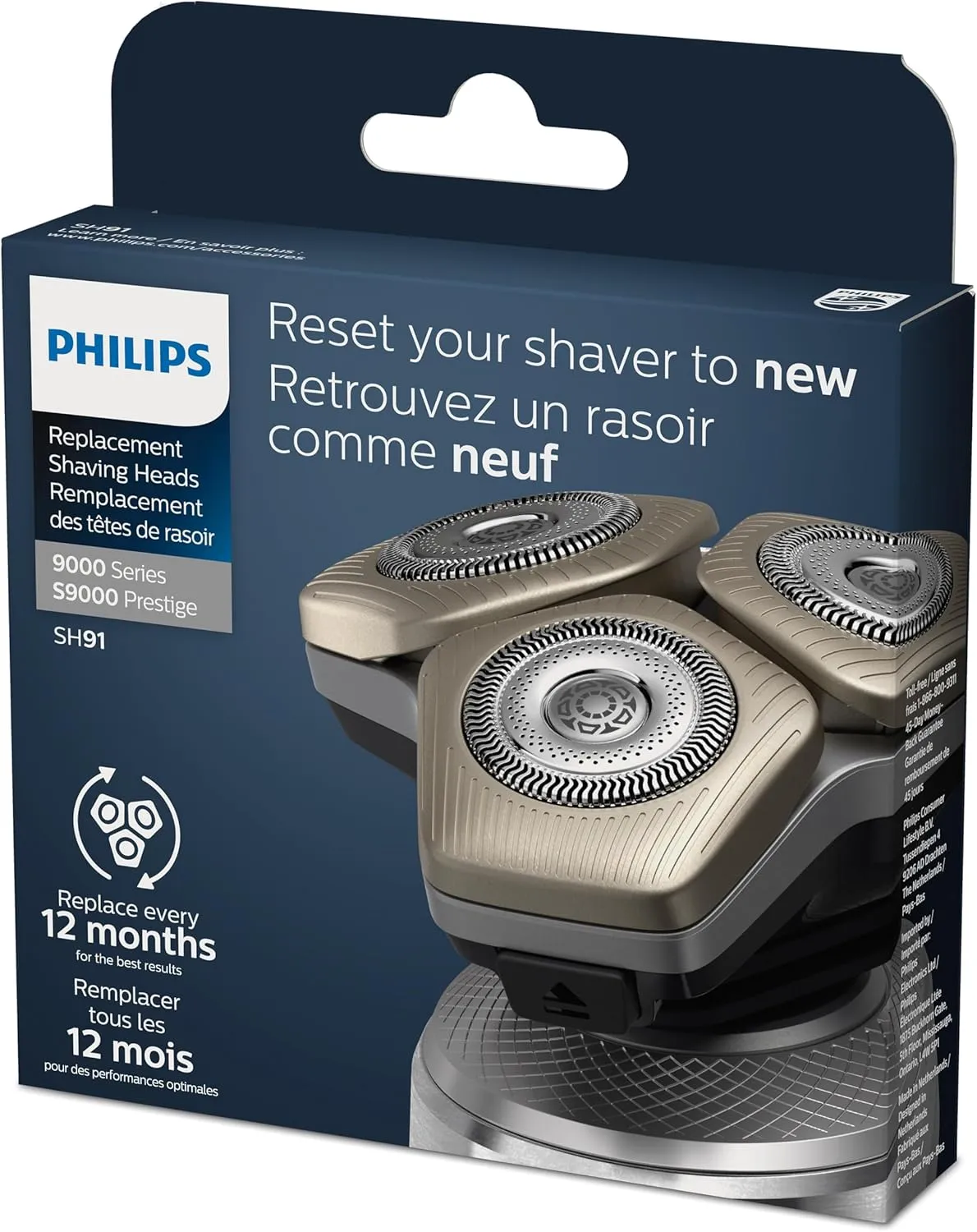 Philips Shaver head 9000 Series SH91 SH90 Blades for Philips or Norelco Electric shaver -