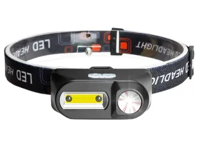 Portable LED Headlamp XPE COB Headlight IR Induction 18650 Light USB Rechargeable Waterproof Camping Torch Powerful Head Lamp