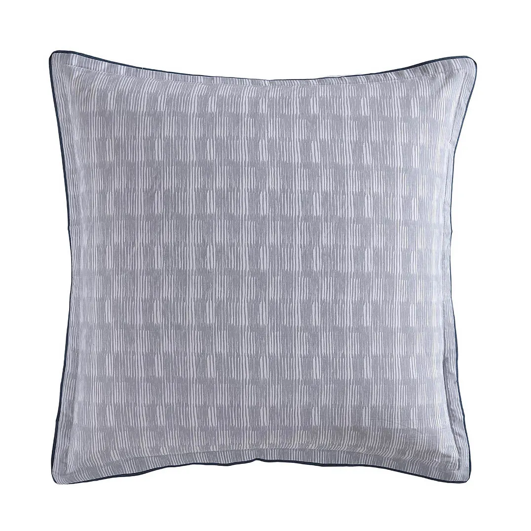 Porter Steel European Pillowcase by Logan and Mason