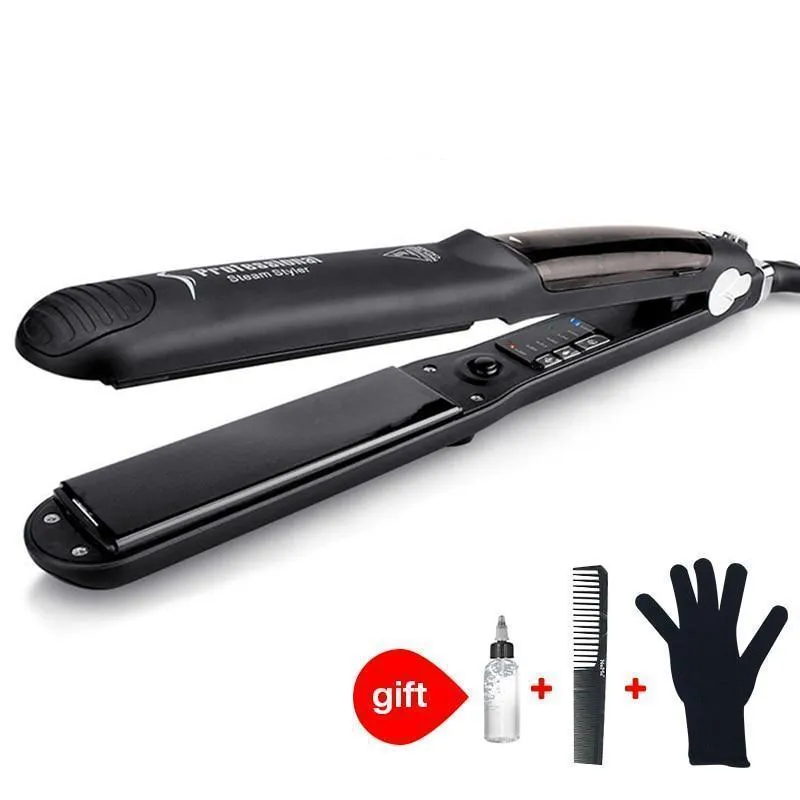 Professional Steam Hair Straightener With Ceramic Coating