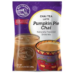 Pumpkin Pie Chai Tea Latte - Big Train Mix - Bag 3.5 pounds