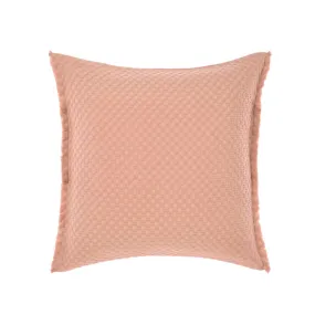 Raquelle Pink Clay European Pillowcase by Linen House