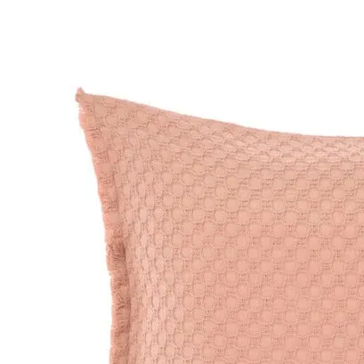 Raquelle Pink Clay European Pillowcase by Linen House