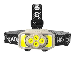 Rechargeable LED Sensor Headlamp COB Head Flashlight Camping Head Light  Portable Built in 18650 Battery Fishing Head Torch