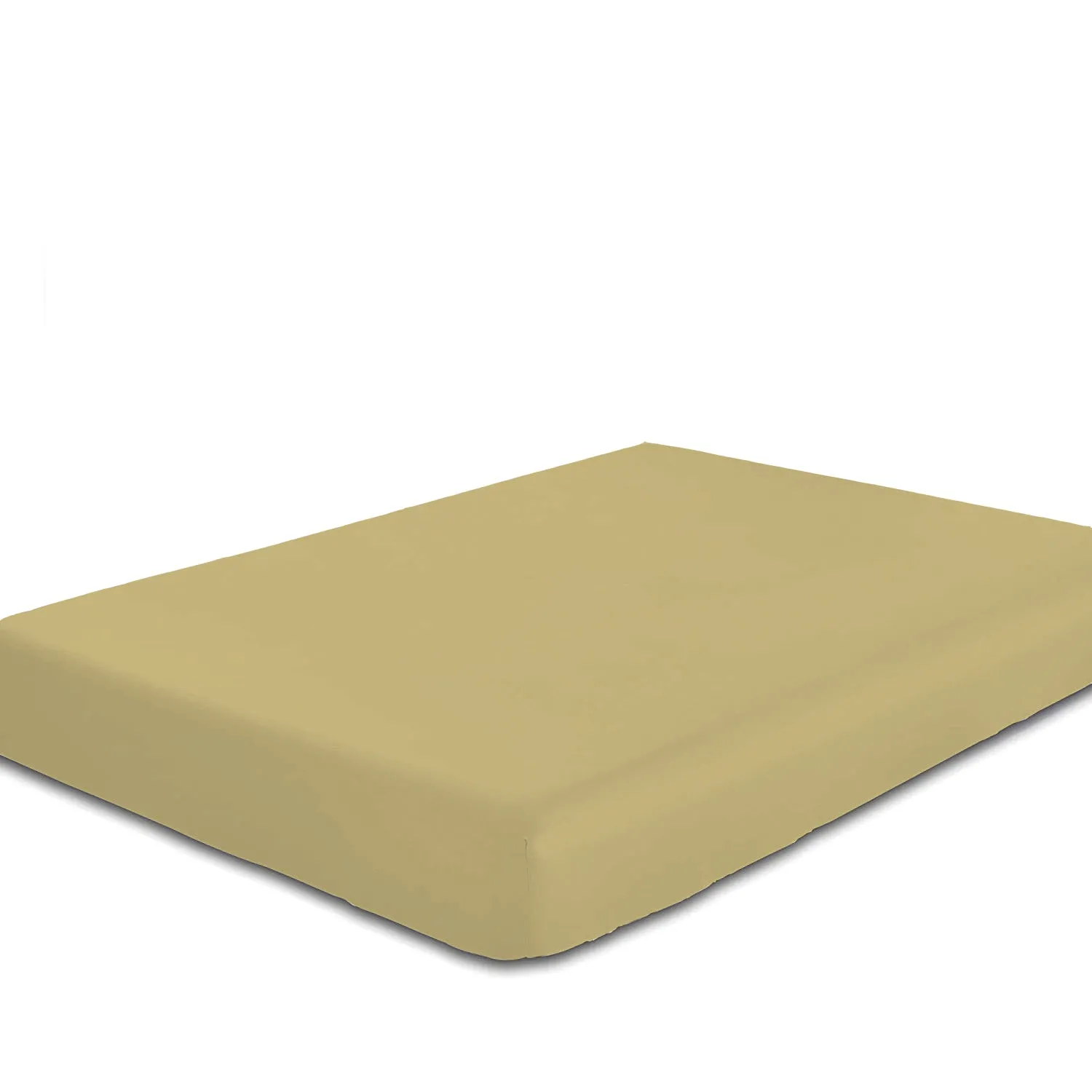 Rest Super Soft Super King Flat Sheet 240x260cm-Mustard