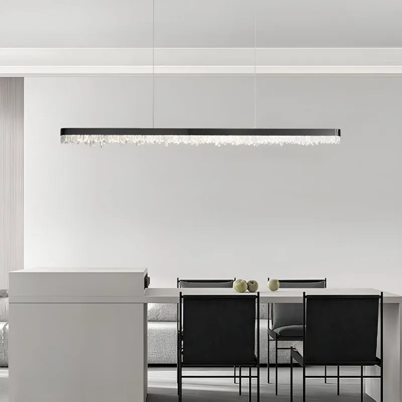 Saillon | Luxury Modern Rectangle Crystal Chandelier