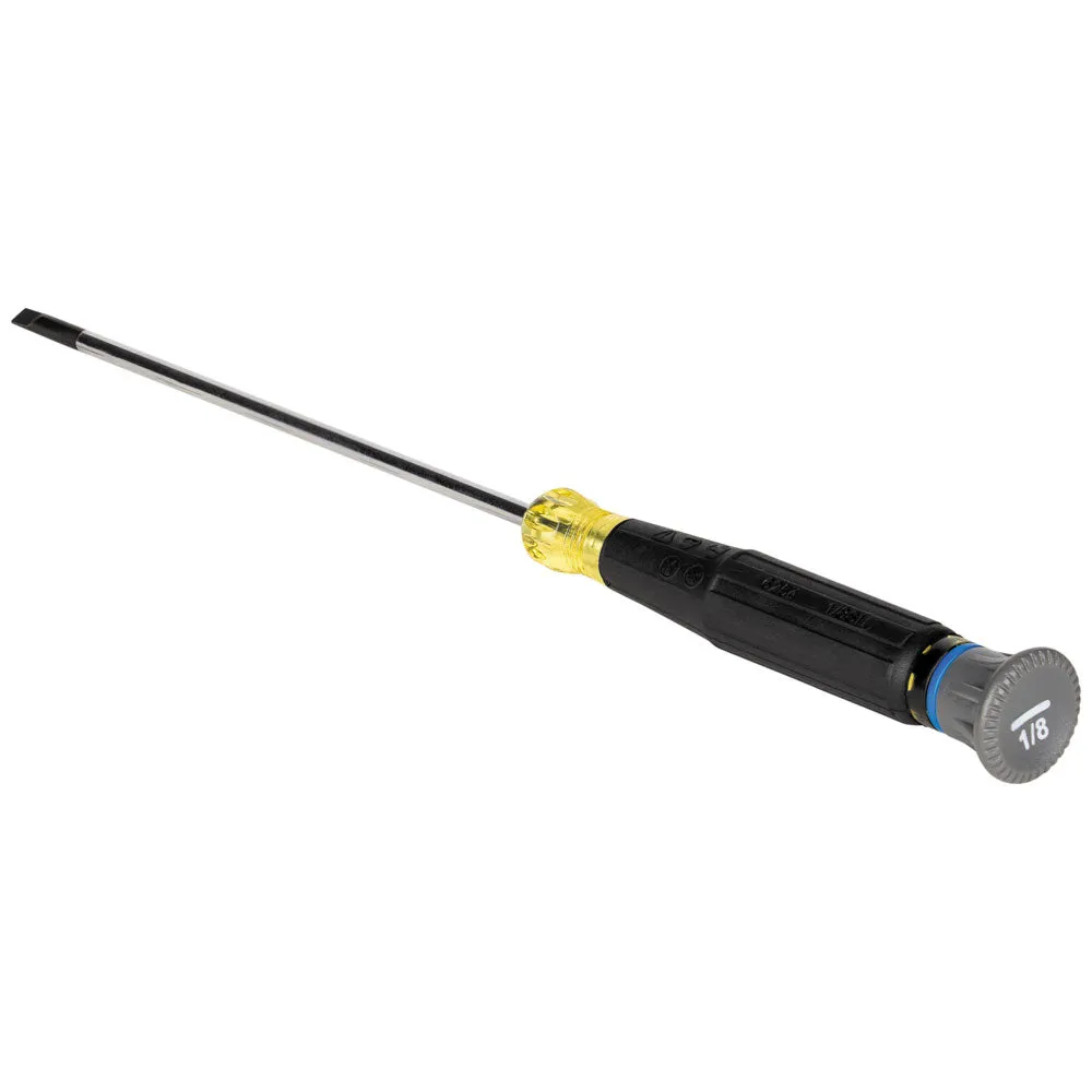 Screwdriver - Klein Tools 1/8-Inch Slotted Precision Screwdriver, 4-Inch Shank, 6254