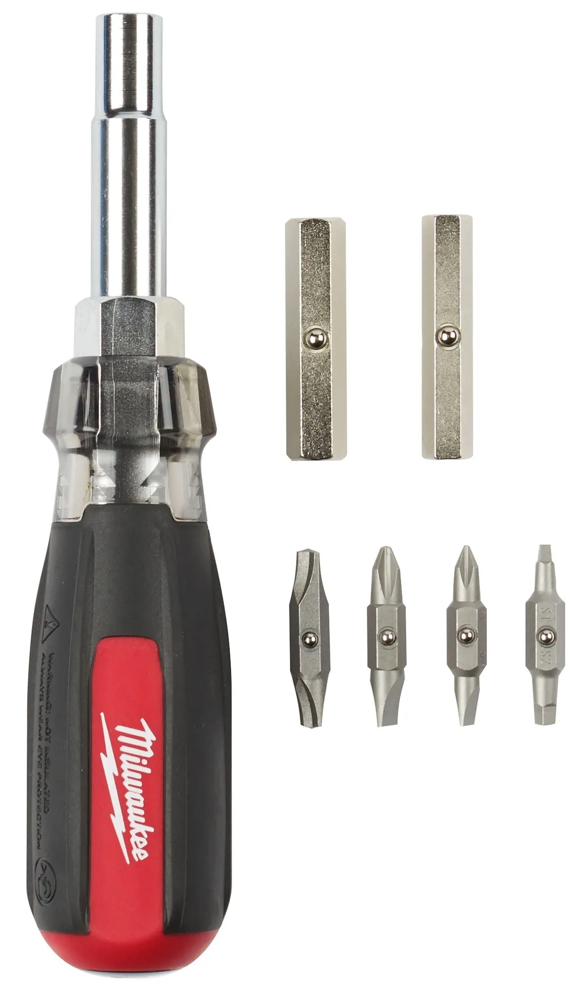 Screwdriver - Milwaukee 13-in-1 Cushion-Grip Screwdriver with ECX®, 48-22-2880