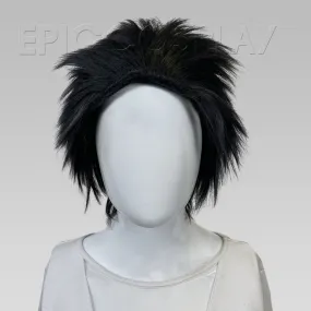 Signature - Black Slick Back Shaggy Wig