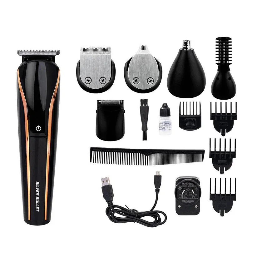 Silver Bullet Secret Service 11 in 1 Grooming Trimmer Kit