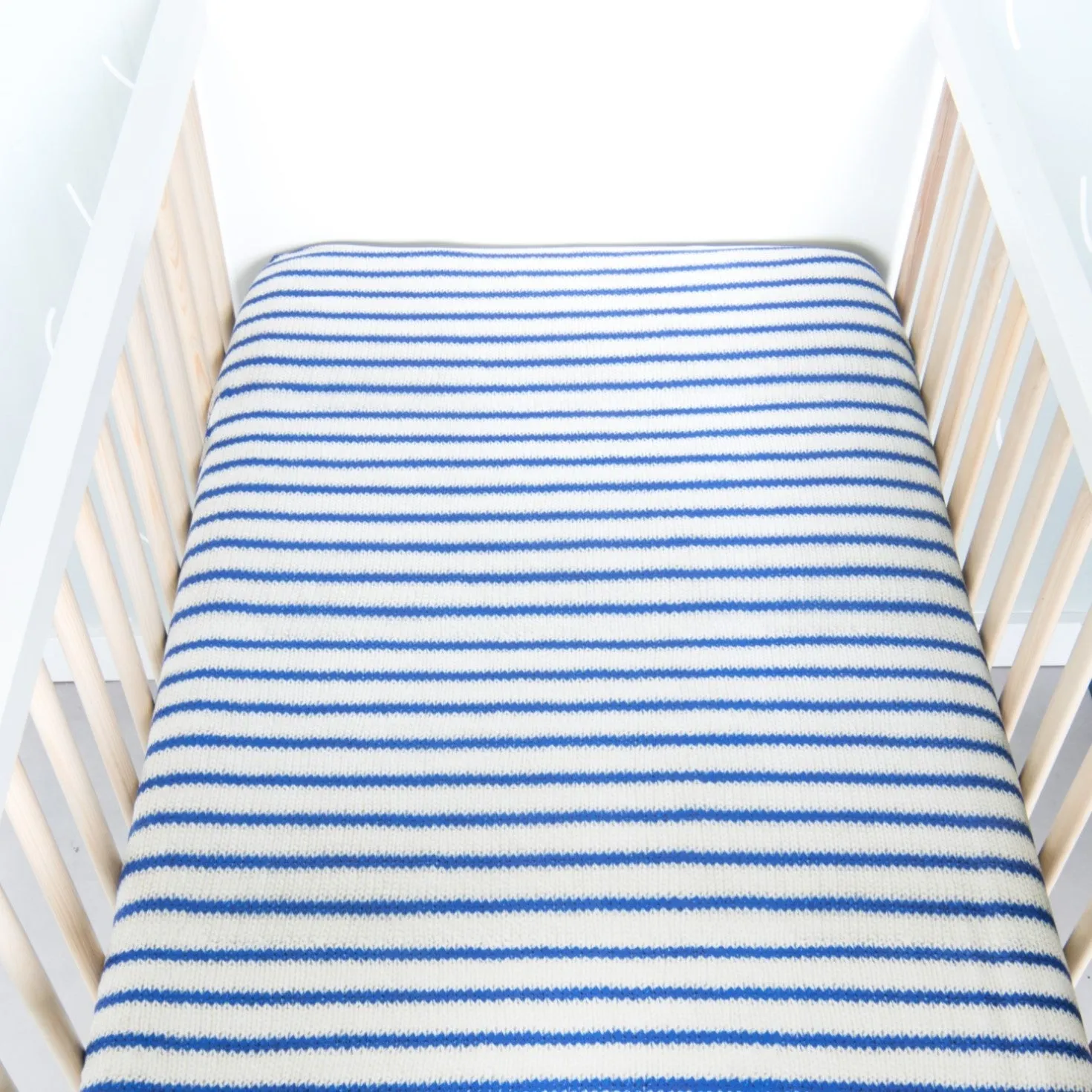 SNURK Baby fitted sheet Breton Blue