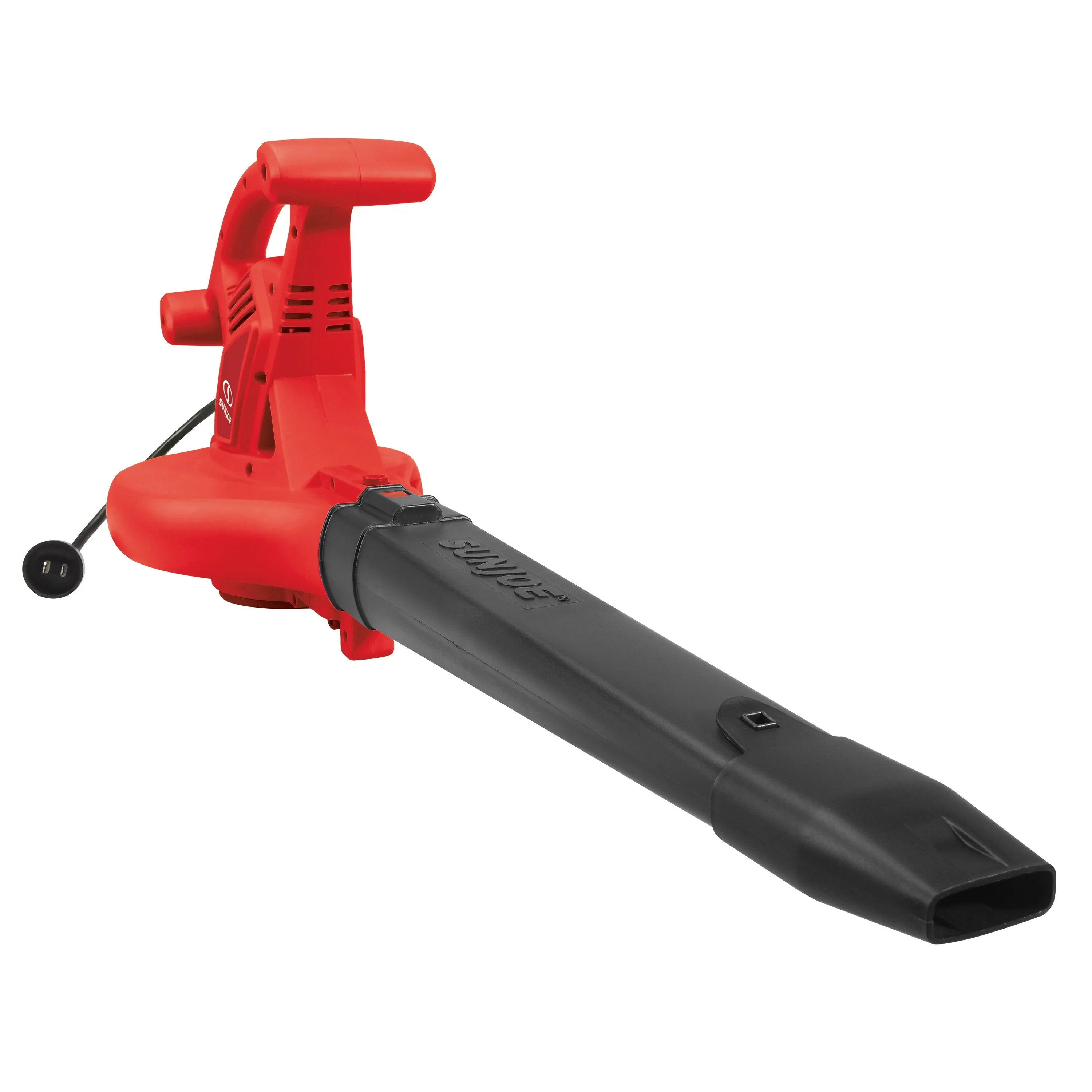 Sun Joe SBJ605E-RED 3-in-1 Electric Blower | 250 MPH | 14 Amp | Vacuum | Mulcher, Red