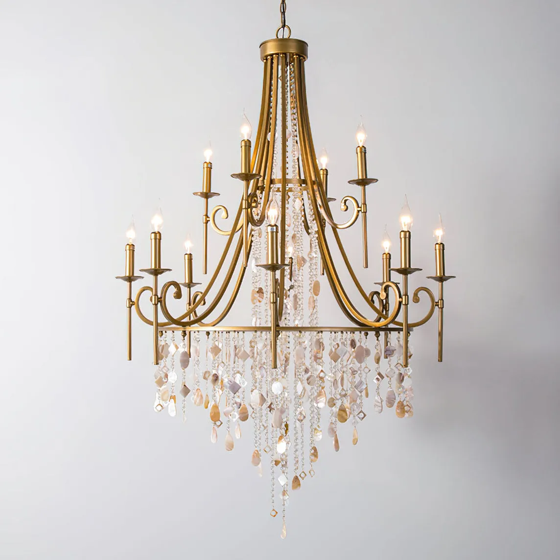 Tatum Lux Shell Chandelier