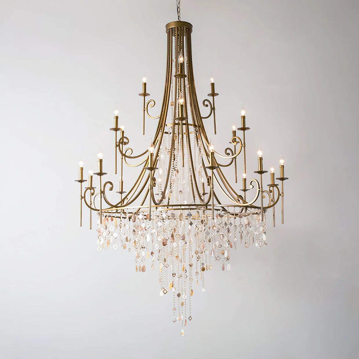 Tatum Lux Shell Chandelier