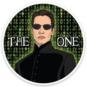 The One Matrix Die Cut Vinyl Sticker