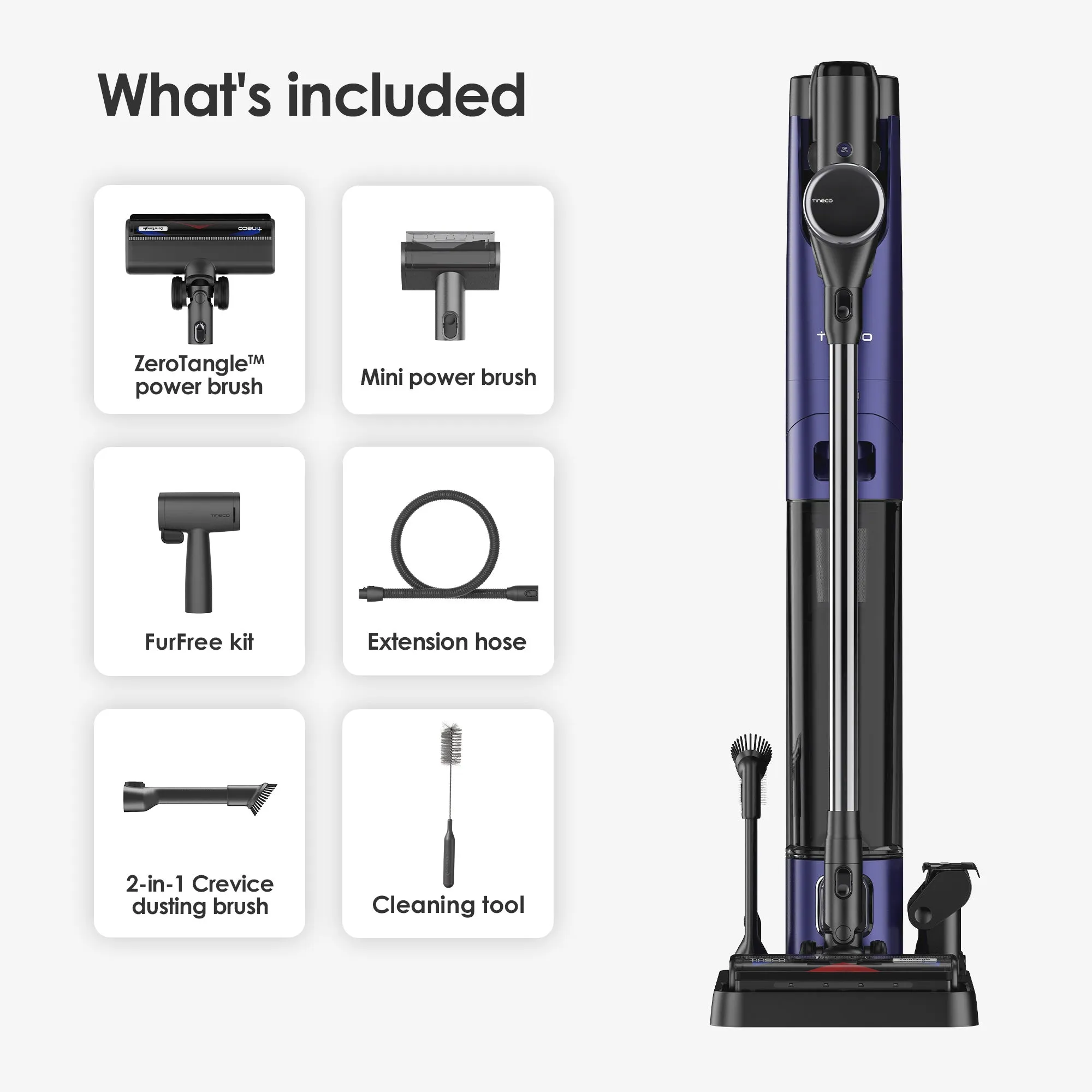 Tineco PURE ONE STATION FURFREE Smart Cordless Stick Vacuum Cleaner