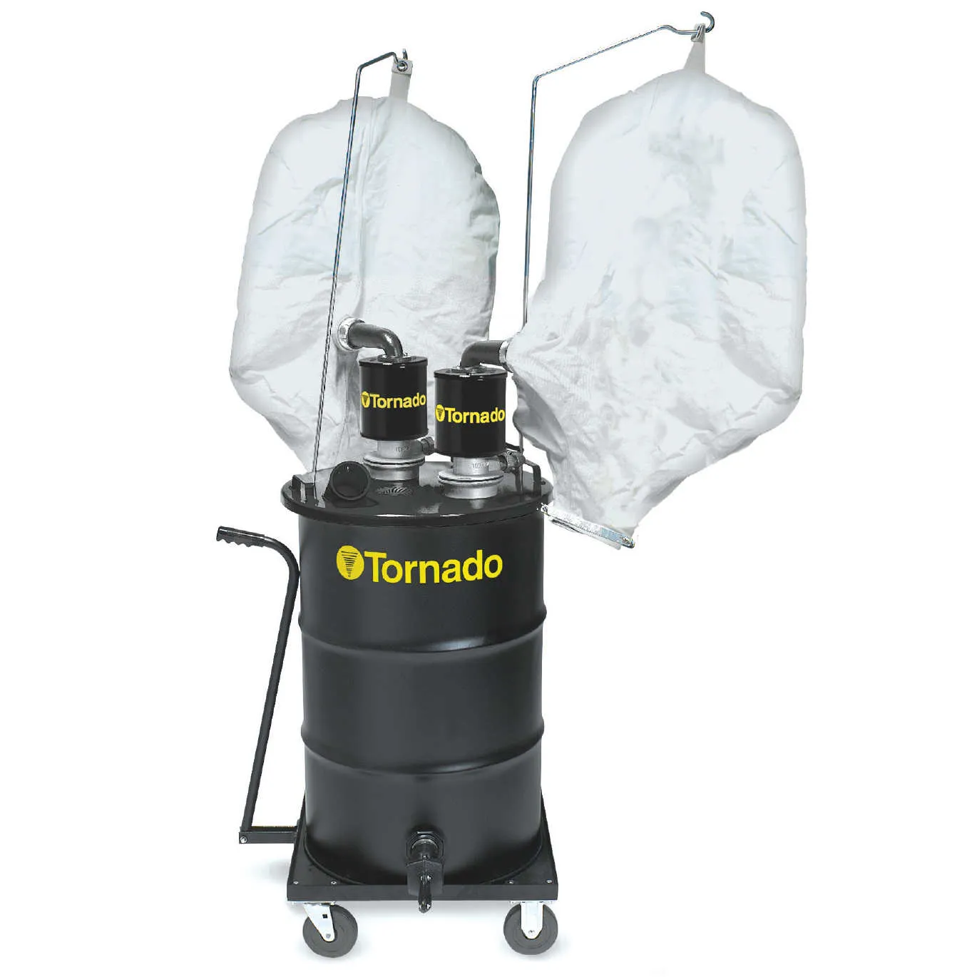 Tornado® Dual External Filter Metal Grinding Recovery Vacuum - Air Powered