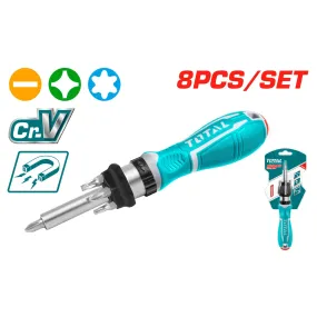 TOTAL | Screwdriver Set 8Pc Ratchet