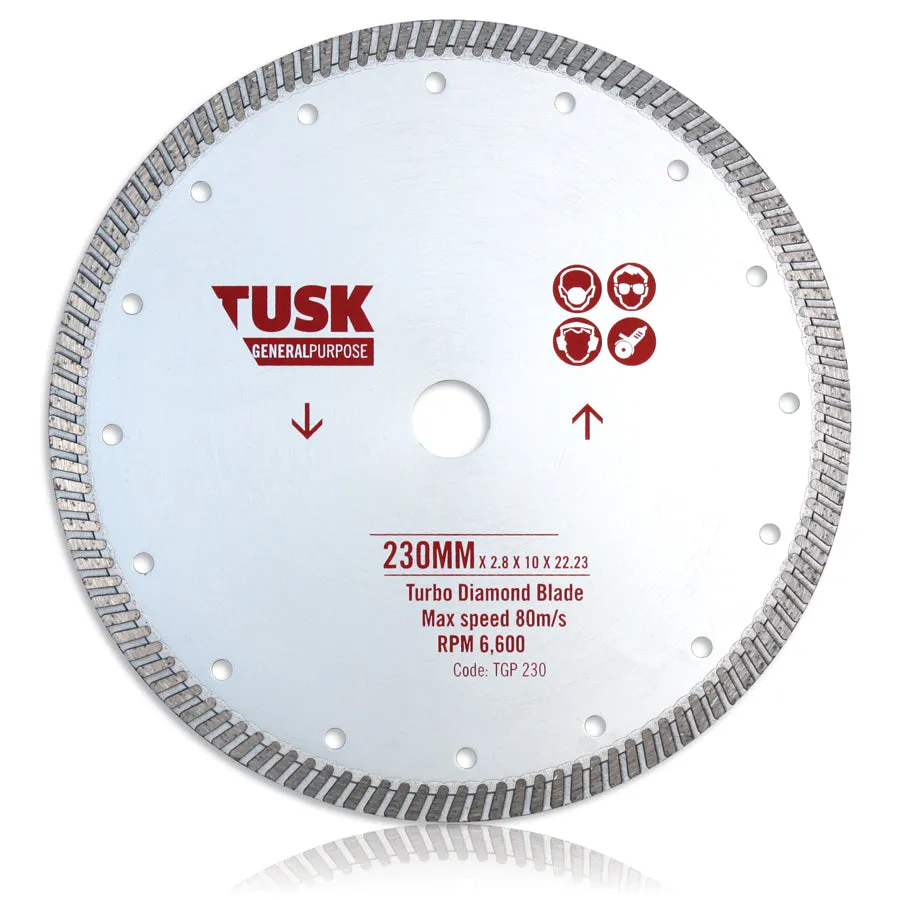 Turbo General Purpose Blades - 180 x 2.6/1.6 x 10 x 22.23 (22.23/20)