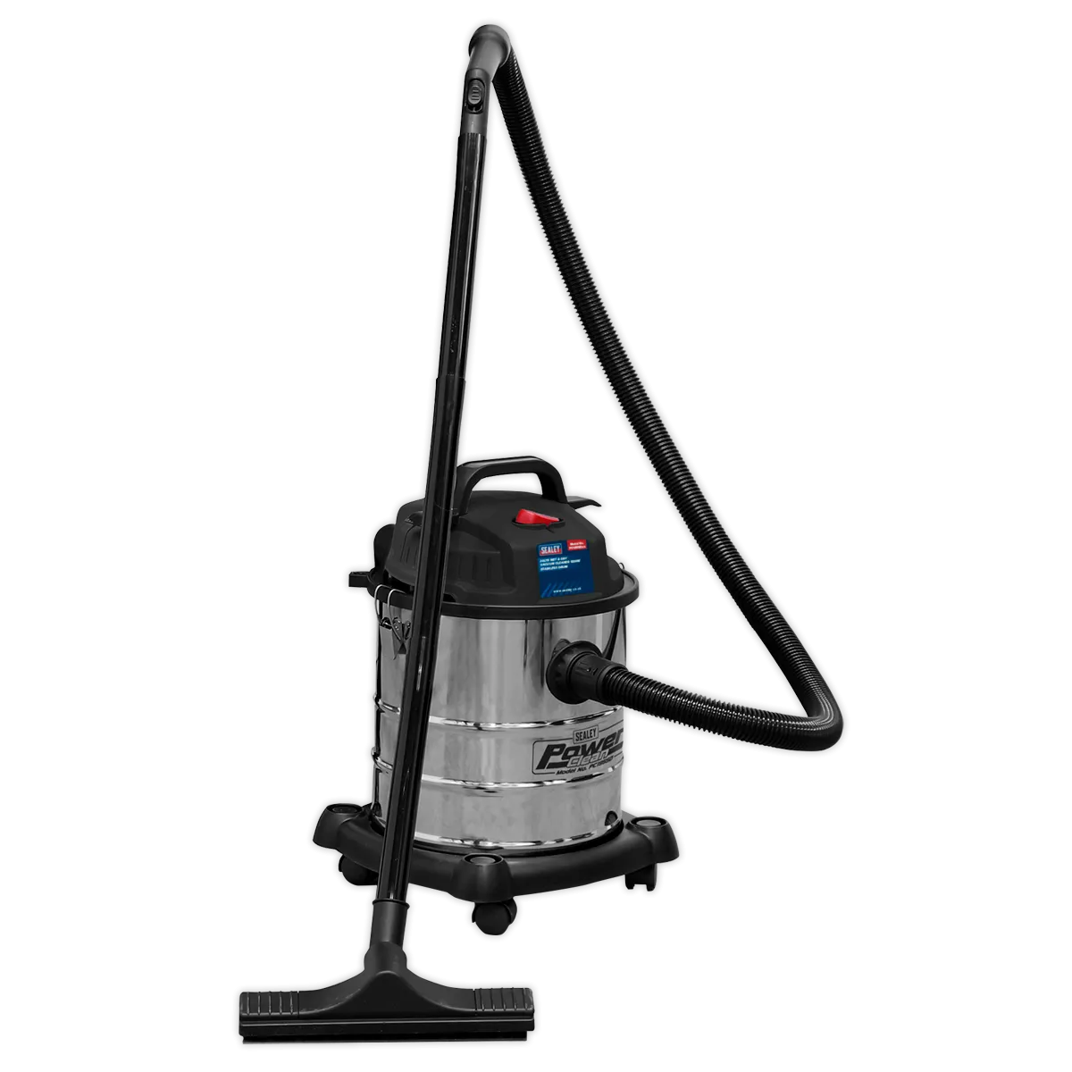 Vacuum Cleaner Wet & Dry 20L 1200W/230V Stainless Drum