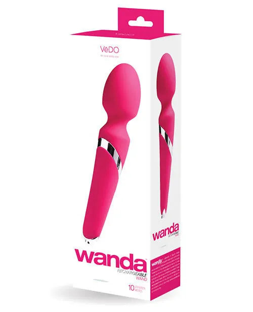 VeDO WANDA Rechargeable Wand (Foxy Pink)