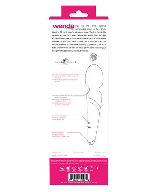 VeDO WANDA Rechargeable Wand (Foxy Pink)