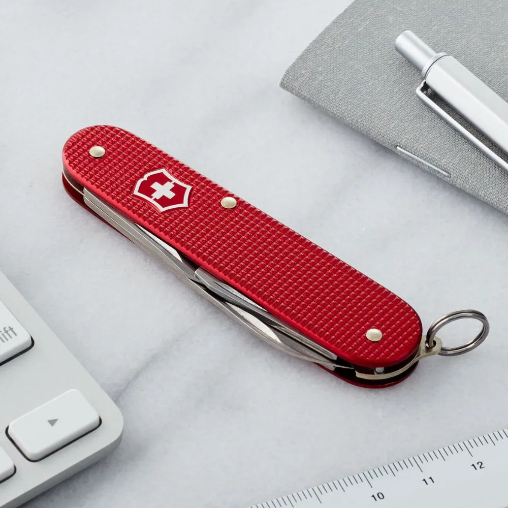 Victorinox Swiss Army Cadet Alox Pocket Knife 9 Functions - Red