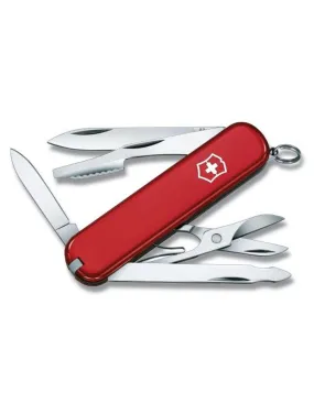 Victorinox Swiss Army Executive Pocket Knife - Red - 10 Tools - Orange Peeler