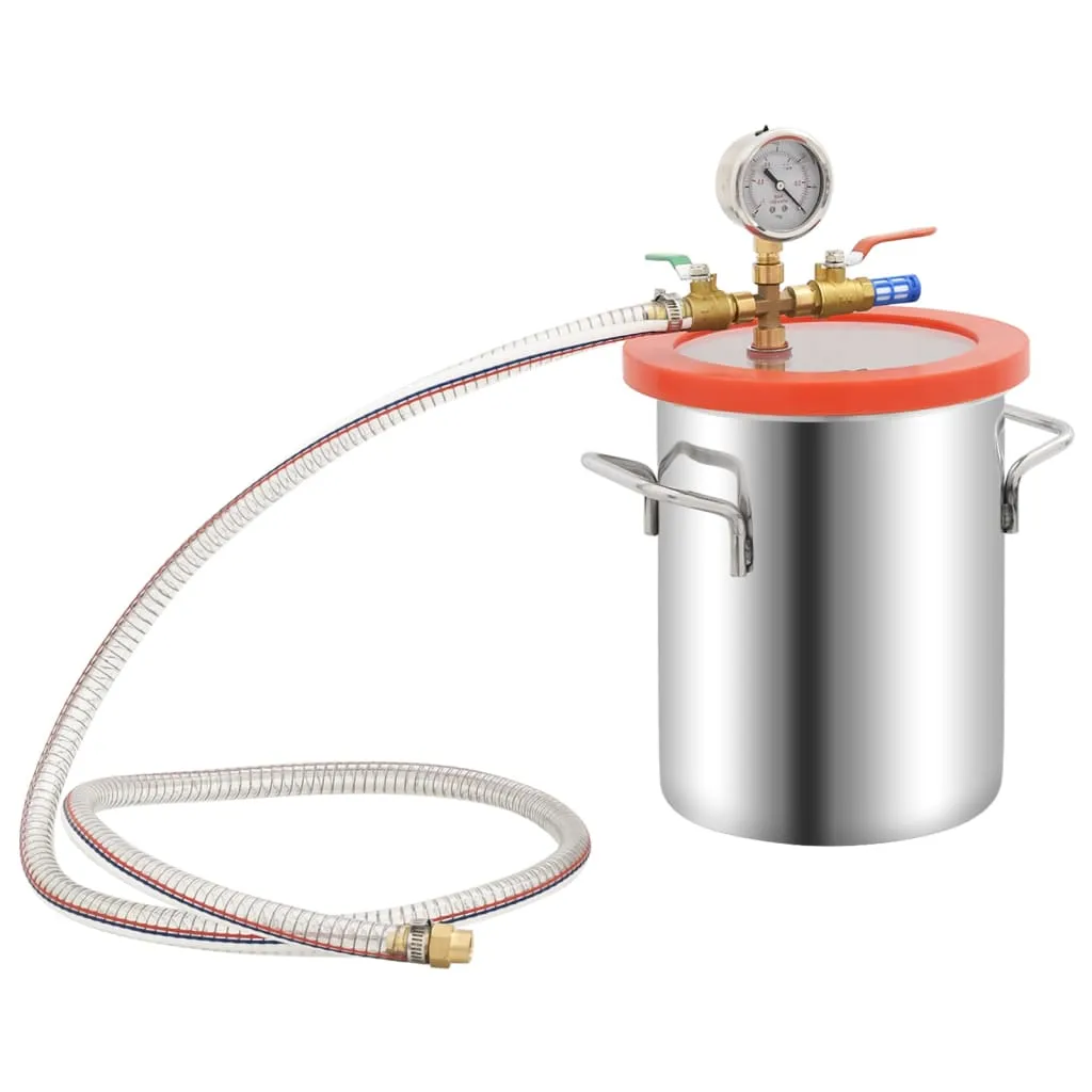 vidaXL Vacuum Chamber with 2-stage Pump 5.5 L