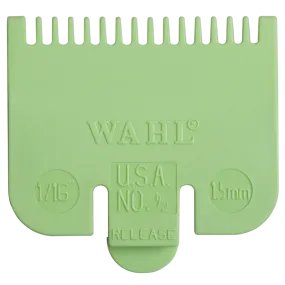 Wahl # 1/2 Plastic Tab Attachment Comb 1/16" Lime