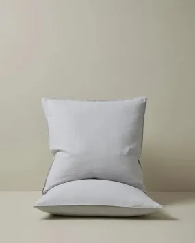 Weave Ravello Linen Pillow Case Pair - Silver