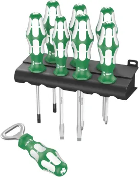 Wera 347822 Ireland Sports Edition 8pce SL/PZ/PH/TX Screwdriver Set