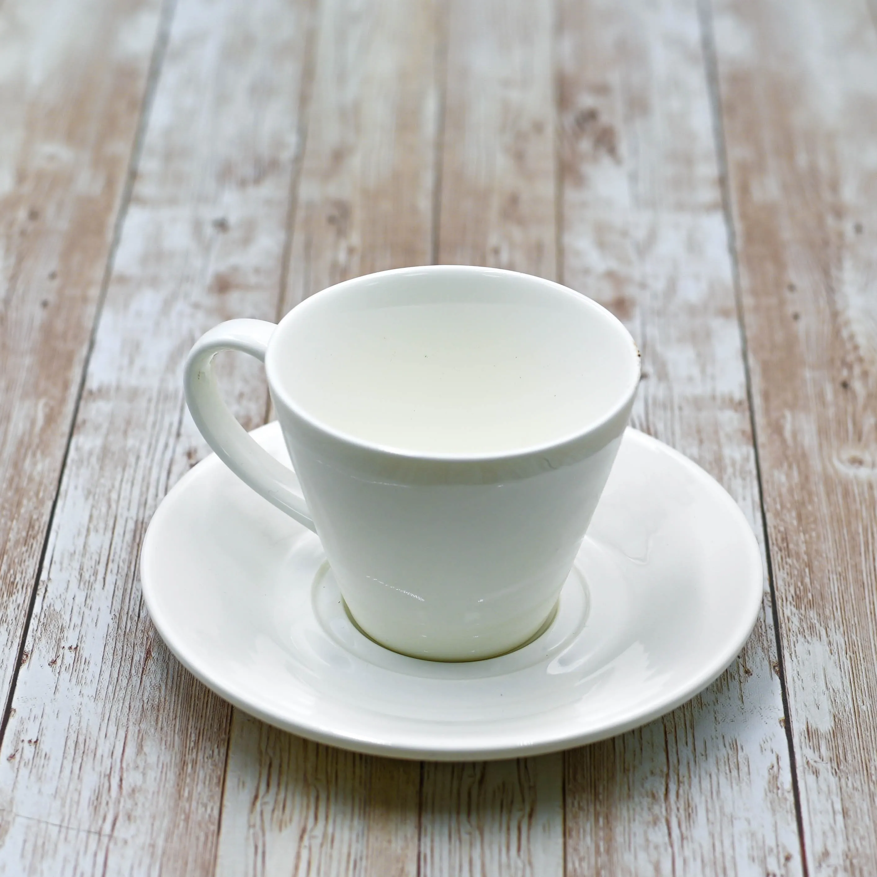 White 6 Oz | 180 Ml Tea Cup & Saucer