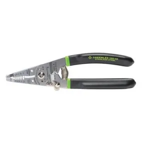 Wire Stripper/Cutter - Greenlee Pro Stainless Wire Stripper/Cutter/Crimper, 1955-SS