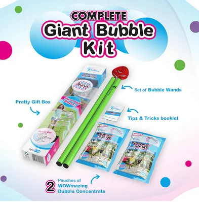 Wowmazing Giant Bubble Concentrate Kit