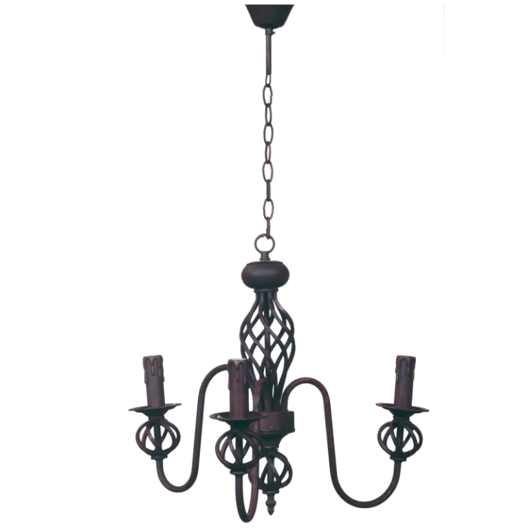 Wrought Iron 3 Chandelier Light