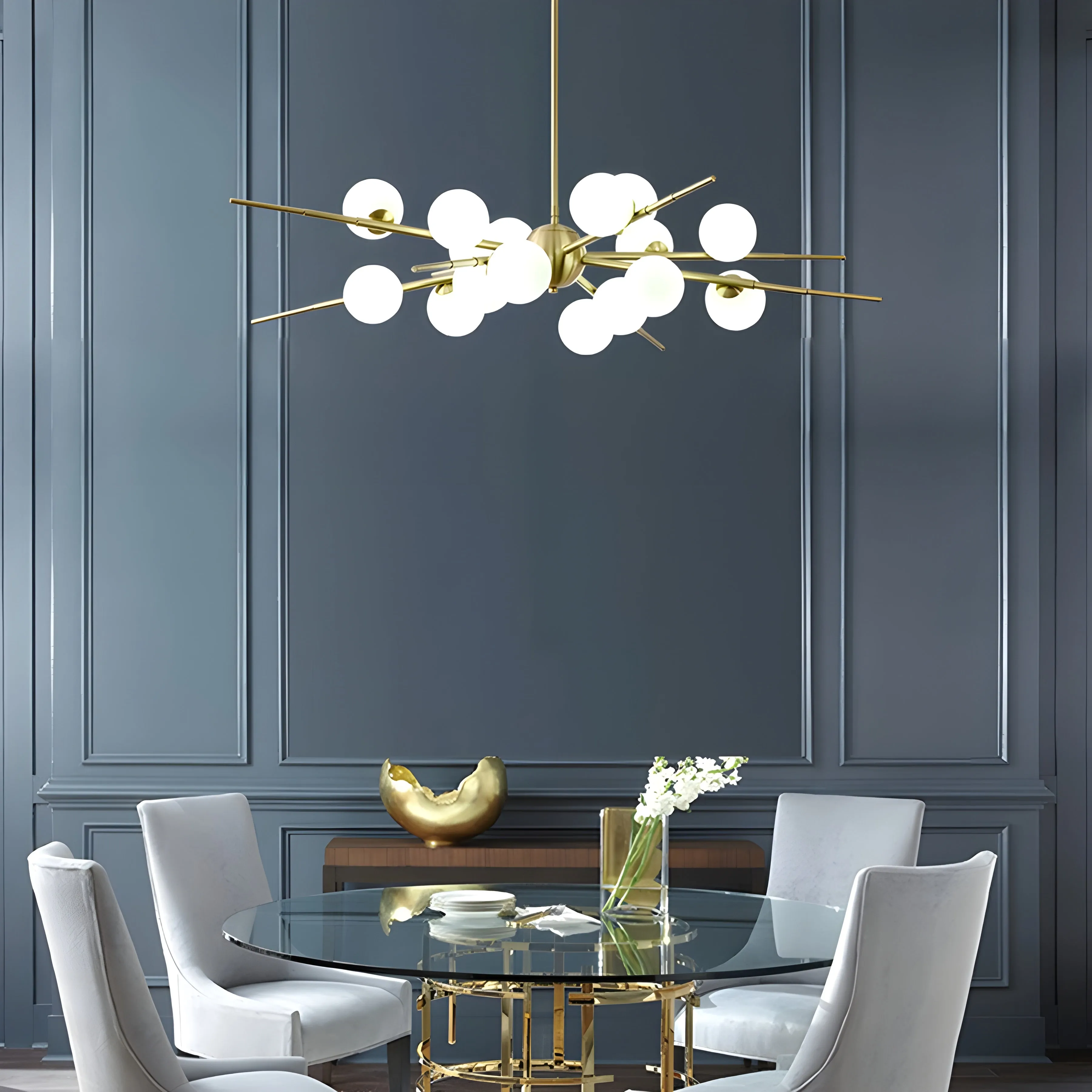 Ziano Piacentino | Creative Glass Ball Modern Pendant LED Chandelier