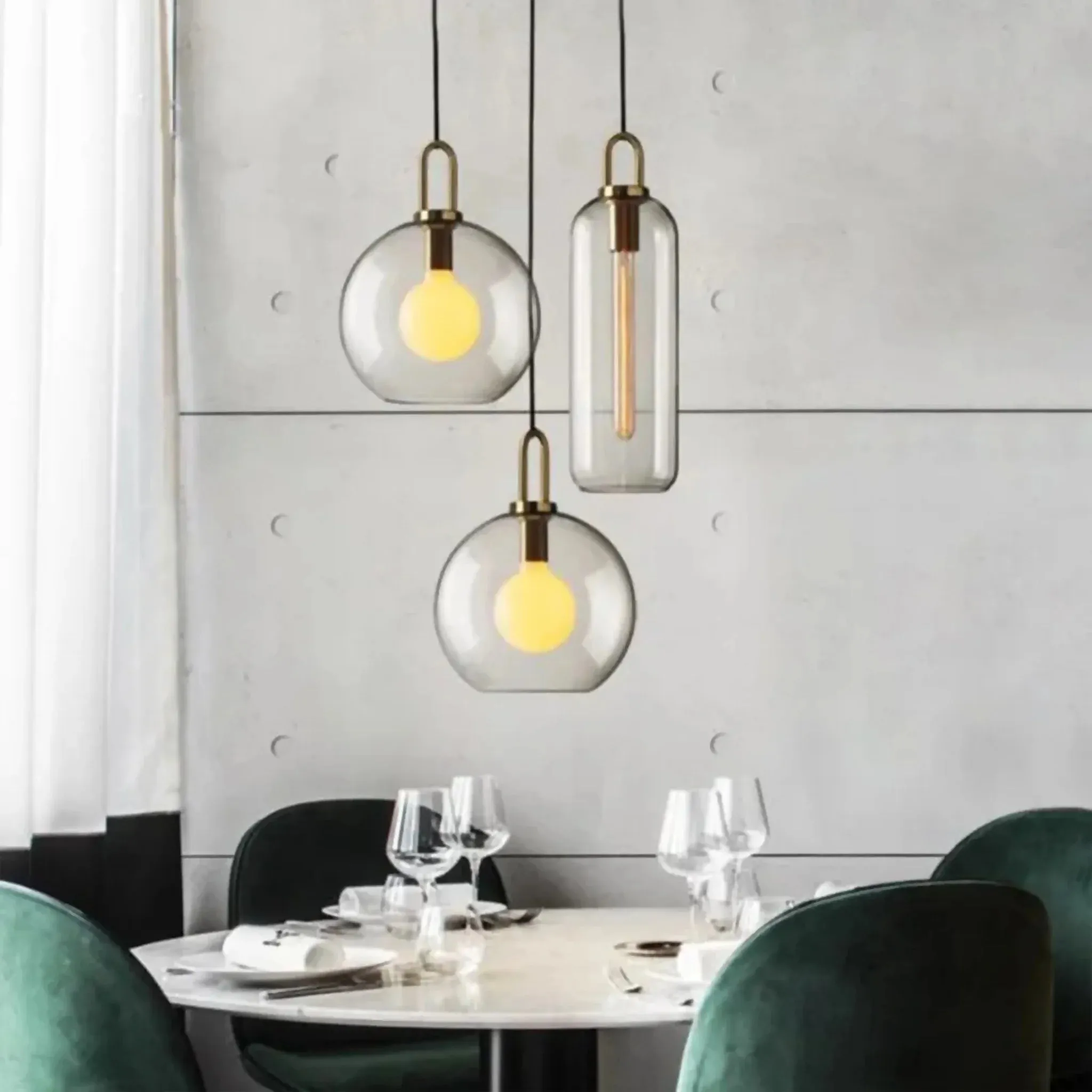 Zuglio | American Loft Industrial Wind Glass Chandelier